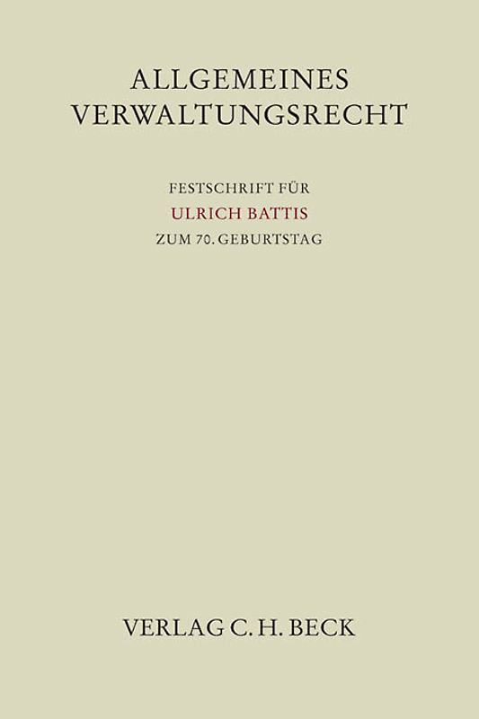 Allgemeines Verwaltungsrecht