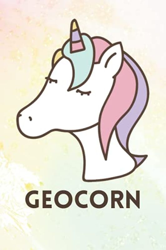 Geocorn Geometrieheft: Geometrieheft mit Einhorn | Din a5 | 120 Seiten | Punktiert | Grundschule | Schule | Mathematik Heft