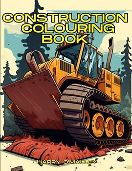 Construction Site Colouring Book