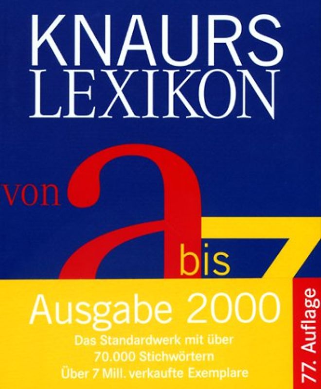Knaurs Lexikon von A - Z