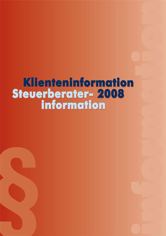 Klienteninformation 2008