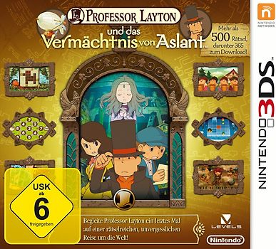 Professor Layton und das Vermächtnis von Aslant Nintendo 3DS