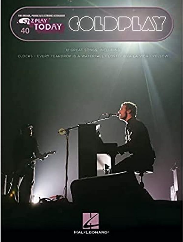E-Z Play Today Volume 40: Coldplay -Für Klavier, Orgel & Keyboard- (Songbook große Notenschrift): Songbook für Klavier, Orgel, Keyboard