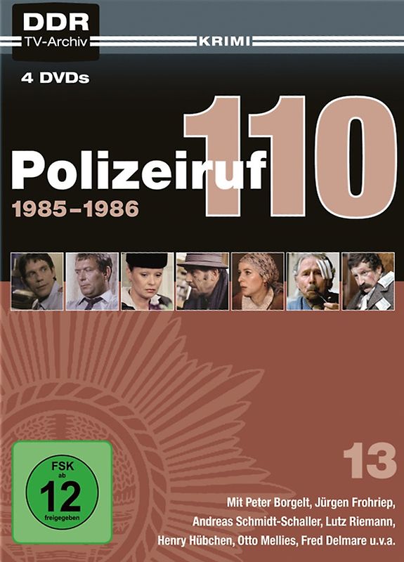 Polizeiruf 110 - Box 13: 1985-1986 (DDR TV-Archiv) [4 DVDs] DVD