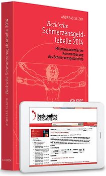 Beck'sche Schmerzensgeld-Tabelle 2014