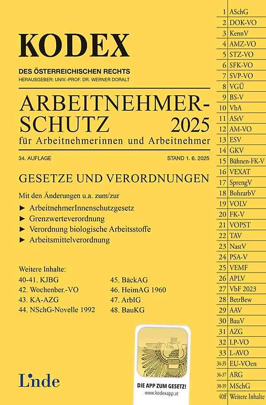 KODEX Arbeitnehmerschutz 2025