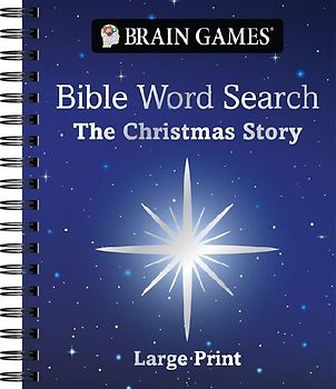 Brain Games - Bible Word Search: The Christmas Story - Large Print