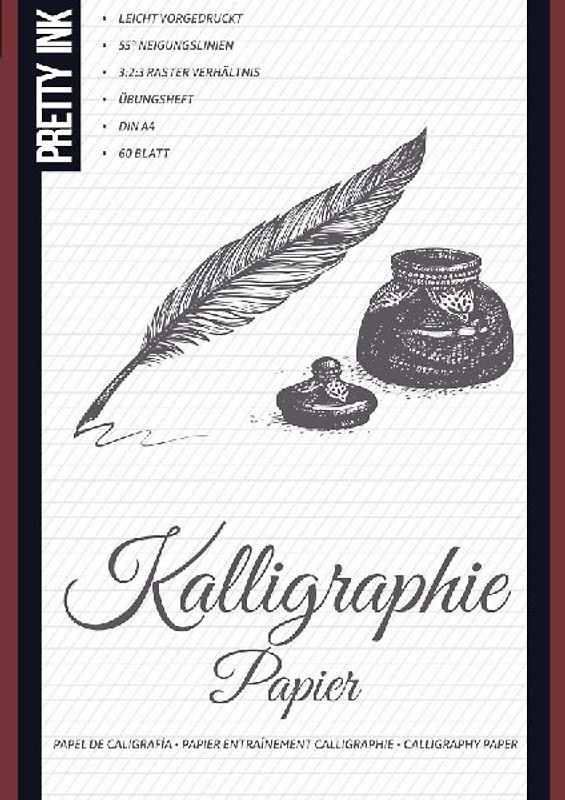 Kalligraphie Papier - Übungsheft