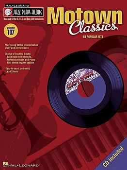 Jazz Play Along Volume 107 Motown Classics All Instruments Book/Cd (Hal Leonard Jazz Play-Along) - Various