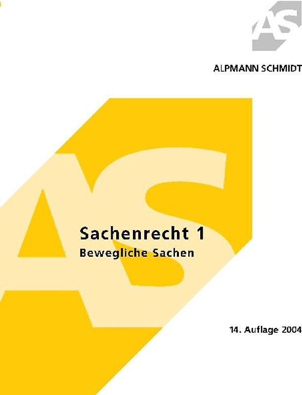 Sachenrecht 1