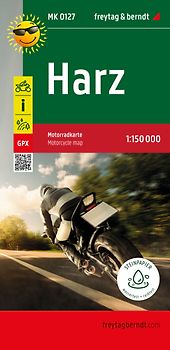 freytag & berndt Motorradkarte Harz 1:150.000