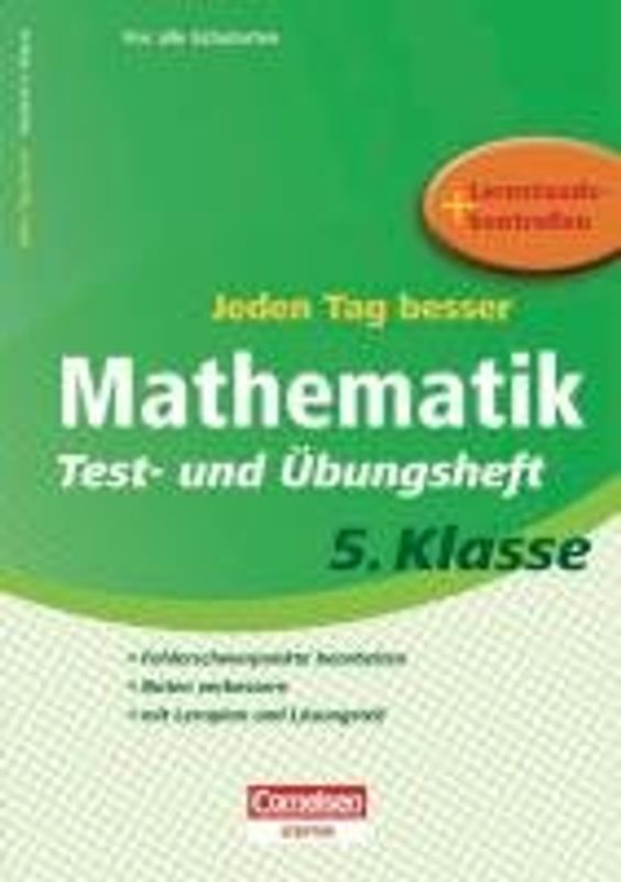 Jeden Tag besser - Mathematik Test- und Übungsheft 5. Klasse