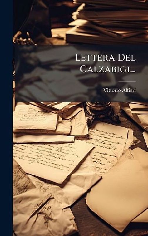 Lettera Del Calzabigi...