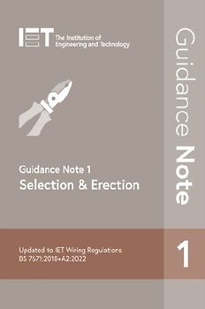 Guidance Note 1: Selection & Erection