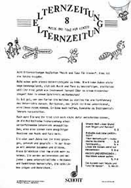 Tamukinder. (4. Halbjahr). Elternzeitung.