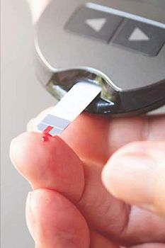 Blutzucker Tagebuch: für Diabetiker zur täglichen Messung von Blutdruck, Blutzucker, Insulin ♦ handliches 6x9 Format ♦ Motiv: Messgerät 6