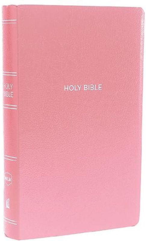 NKJV, Gift and Award Bible, Leather-Look, Pink, Red Letter Edition