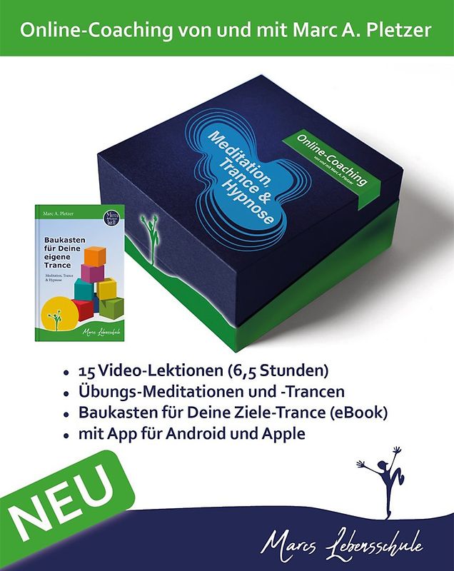 Online-Coaching: Marcs Lebensschule: Meditation, Trance & Hypnose