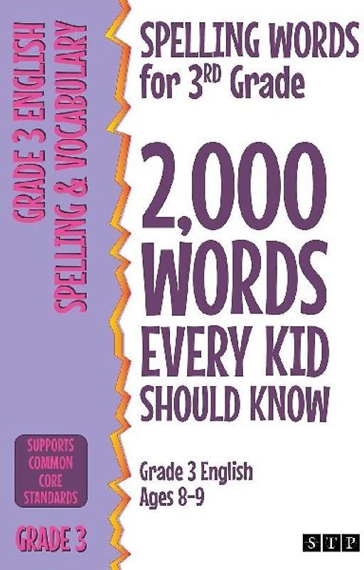 Spelling Words for 3rd Grade