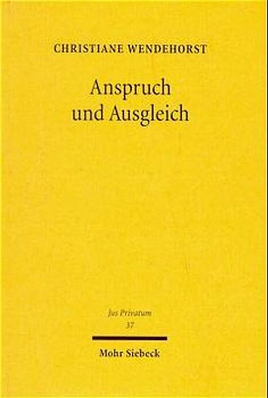 Anspruch und Ausgleich
