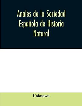 Anales de la Sociedad Española de Historia Natural