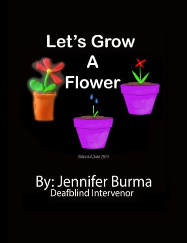 Let’s Grow A Flower: A CVI-friendly book about the steps to growing a flower!