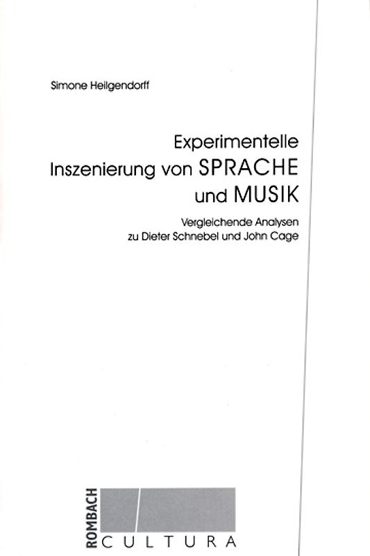Experimentelle Inszenierung von Sprache und Musik