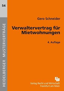 Verwaltervertrag für Mietwohnungen