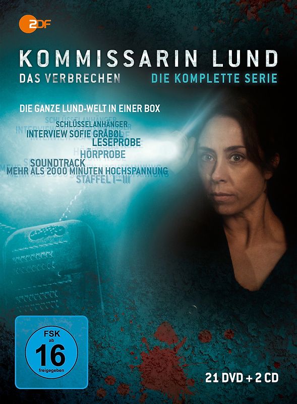 Kommissarin Lund - Die komplette Serie [21 DVDs + 2CDs inkl. Schlüsselanhänger] DVD