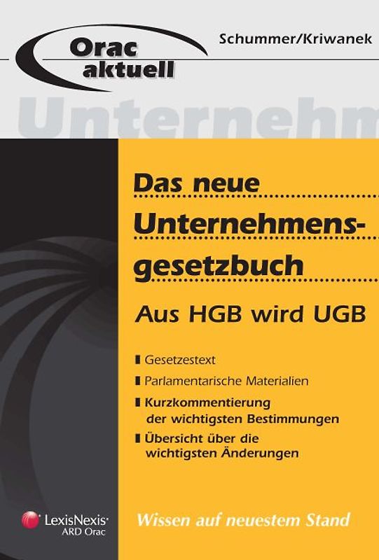 Das neue Unternehmensgesetzbuch