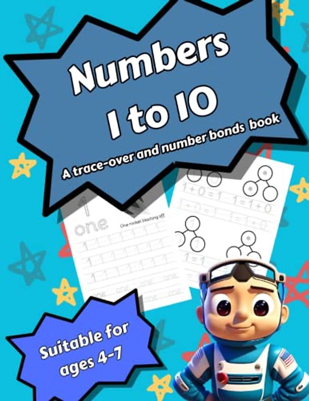 Numbers 1 - 10: A copy and trace book
