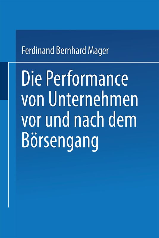 Die Performance von Unternehmen vor und nach dem Börsengang
