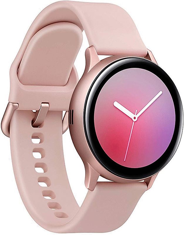 Samsung Galaxy Watch Active2 40 mm - Boîtier en aluminium or et bracelet sport or [Wi-Fi + 4G]