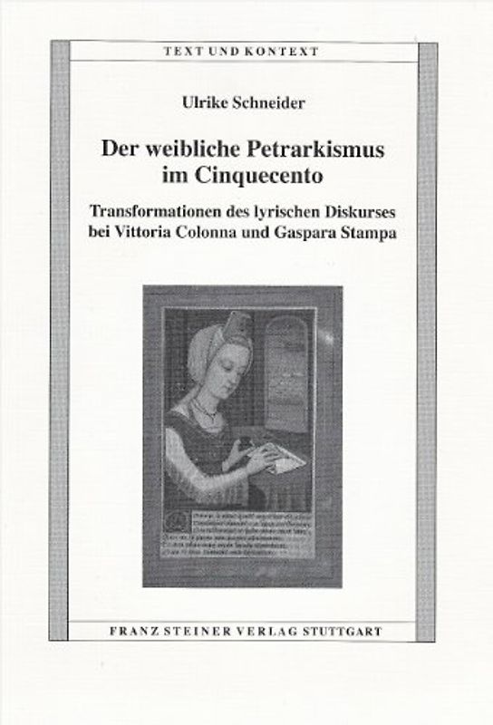 Der weibliche Petrarkismus im Cinquecento