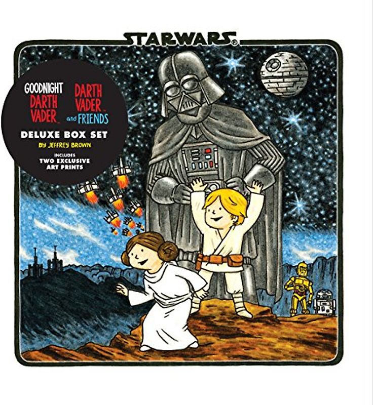 Goodnight Darth Vader / Darth Vader and Friends Deluxe Box Set (includes two art prints) (Star Wars) (Star Wars x Chronicle Books)
