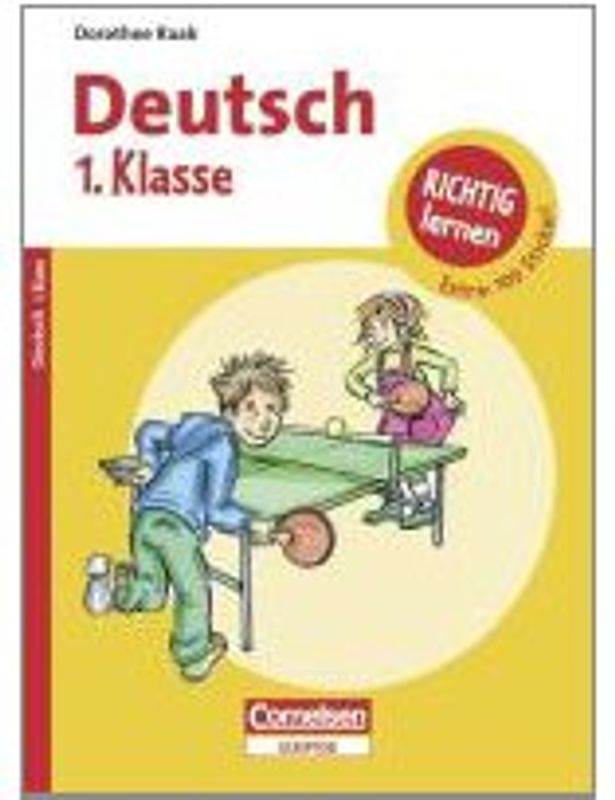 RICHTIG lernen - Deutsch 1. Klasse