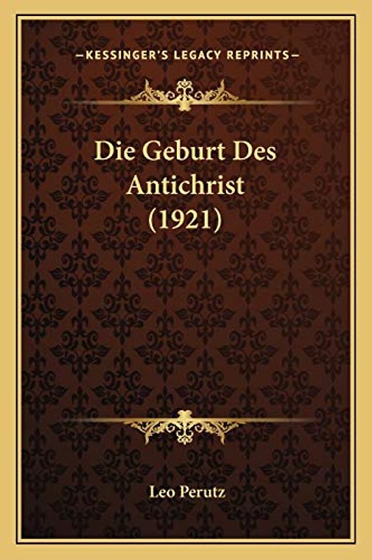 Die Geburt Des Antichrist (1921)