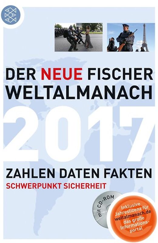 Der neue Fischer Weltalmanach 2017 mit CD-ROM