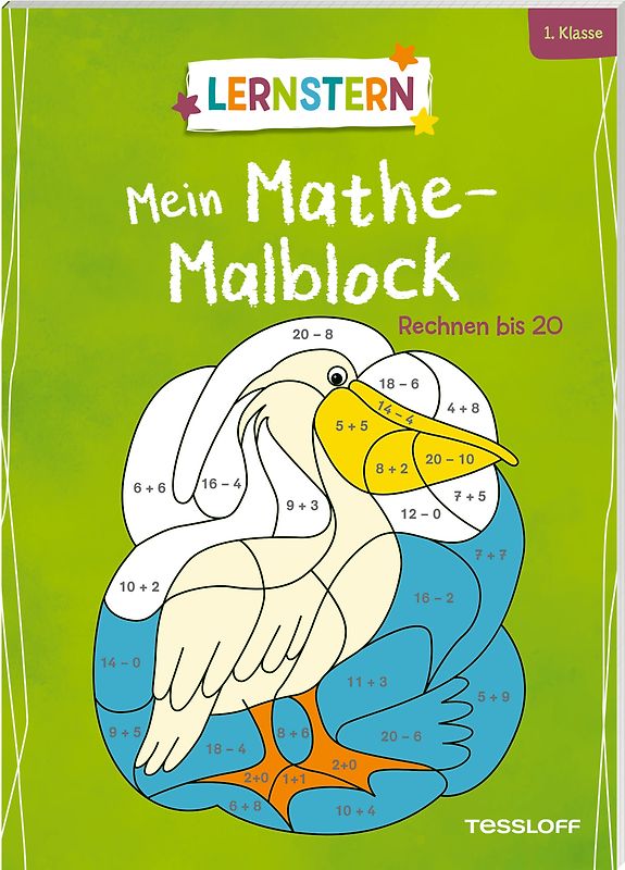 LERNSTERN. Mein Mathe-Malblock. Rechnen bis 20