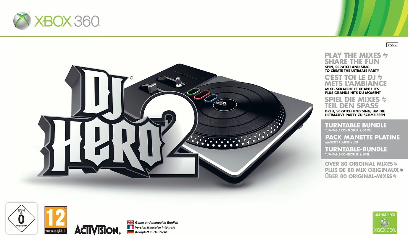 DJ Hero 2  Bundle [inkl. Turntable-Controller] Bundleversion