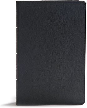 KJV Giant Print Reference Bible, Black Genuine Leather, Indexed