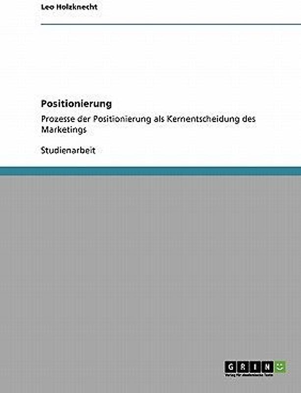 Positionierung