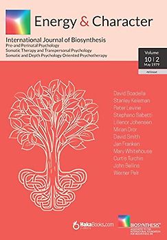Energy & Character - Volume 10 N.2: May 1979 - International Journal of Biosynthesis