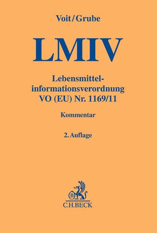 Lebensmittelinformationsverordnung. LMIV