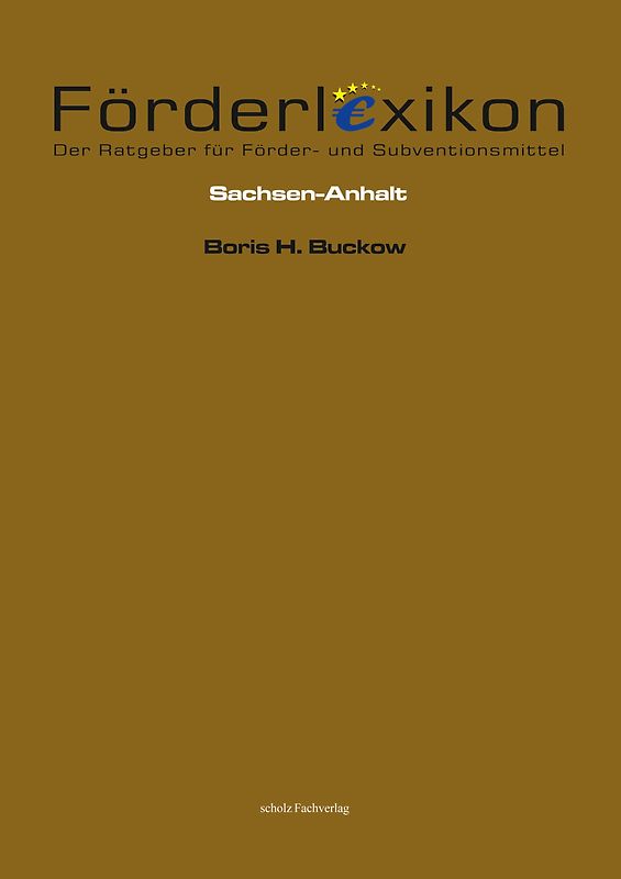 Förderlexikon – Sachsen-Anhalt -