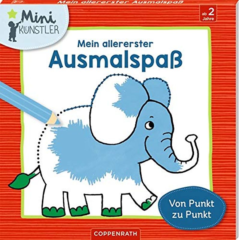 Mein allererster Ausmalspaß: Von Punkt zu Punkt (Mini-Künstler)