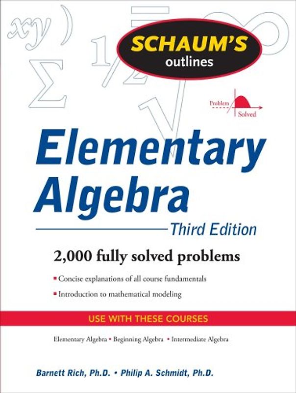 Schaum's Outlines Elementary Algebra
