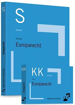Bundle Sommer, Skript Europarecht + Sommer Karteikarten Europarecht