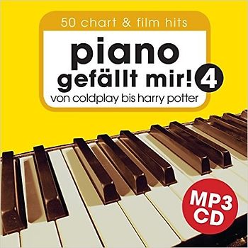 Piano gefällt mir! 50 Chart & Film Hits - Band 4 MP3 Begleit-CD. Von Coldplay bis Harry Potter - Hans-Günter Heumann