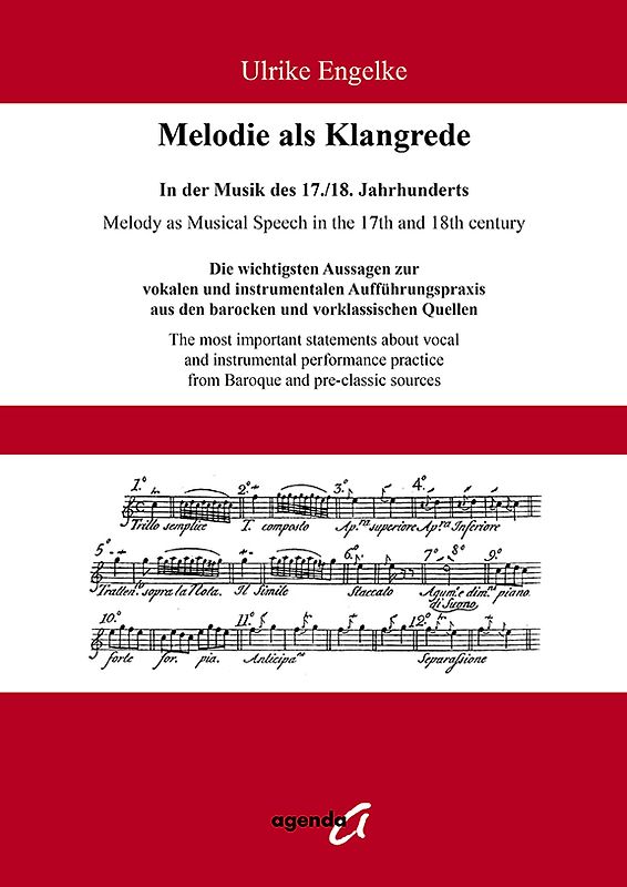 Melodie als Klangrede. In der Musik des 17./18. Jahrhunderts